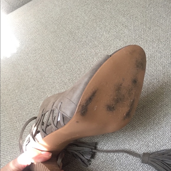 SALE banana republic  Ankle Strap peep toe booties - Picture 5 of 6